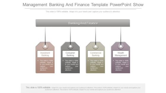 Management Banking And Finance Template Powerpoint Show