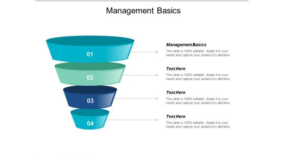 Management Basics Ppt PowerPoint Presentation Styles Graphics Example Cpb