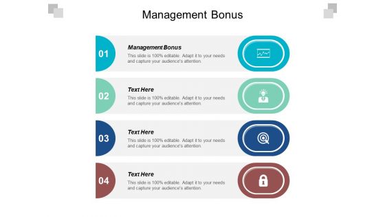 Management Bonus Ppt PowerPoint Presentation Summary Deck Cpb