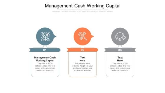 Management Cash Working Capital Ppt PowerPoint Presentation Icon Templates Cpb