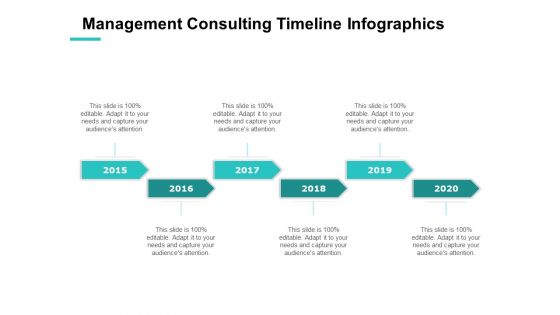 Management Consulting Timeline Infographics Ppt PowerPoint Presentation Show Background Images PDF