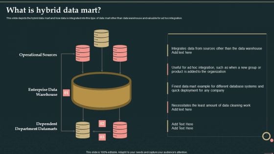 Management Information System What Is Hybrid Data Mart Background PDF