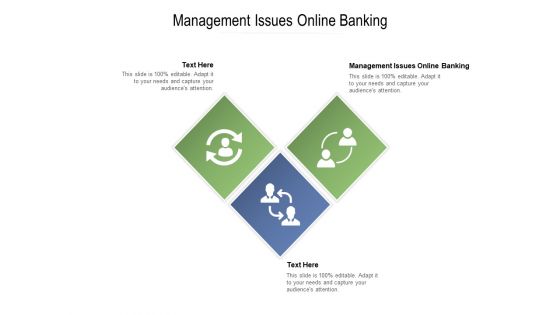 Management Issues Online Banking Ppt PowerPoint Presentation Model Cpb Pdf