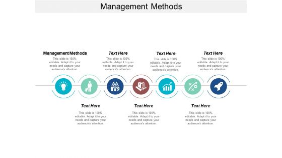 Management Methods Ppt PowerPoint Presentation File Vector Cpb