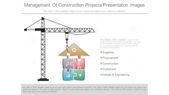 Management Of Construction Projects Presentation Images