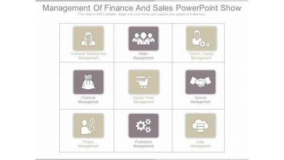 Management Of Finance And Sales Powerpoint Show Management Of Finance And Sales Powerpoint Show