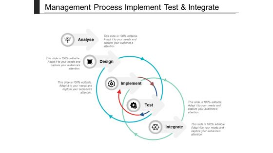 Management Process Implement Test And Integrate Ppt PowerPoint Presentation Styles Portfolio