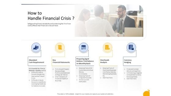 Management Program Presentation How To Handle Financial Crisis Introduction PDF