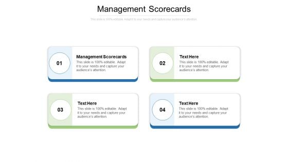 Management Scorecards Ppt PowerPoint Presentation Model Graphic Tips Cpb