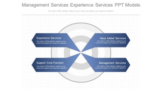 Management Services Experience Services Ppt Model