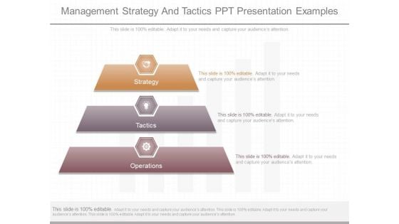 Management Strategy And Tactics Ppt Presentation Examples