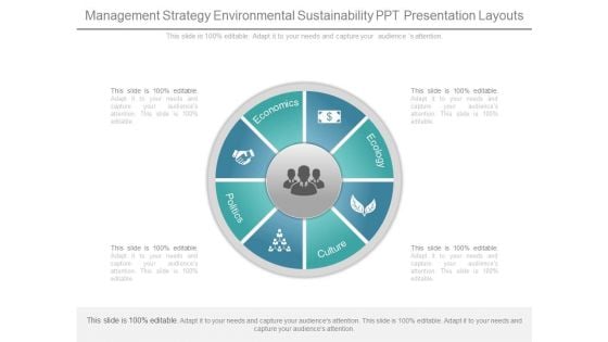 Management Strategy Environmental Sustainability Ppt Presentation Layouts