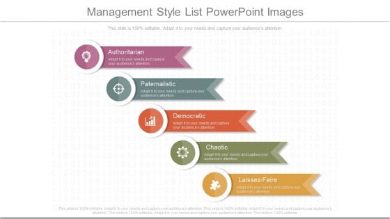 Management Style List Powerpoint Images