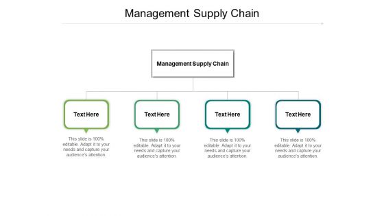 Management Supply Chain Ppt PowerPoint Presentation Ideas Infographic Template Cpb Pdf