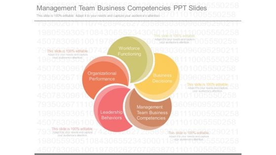 Management Team Business Competencies Ppt Slides