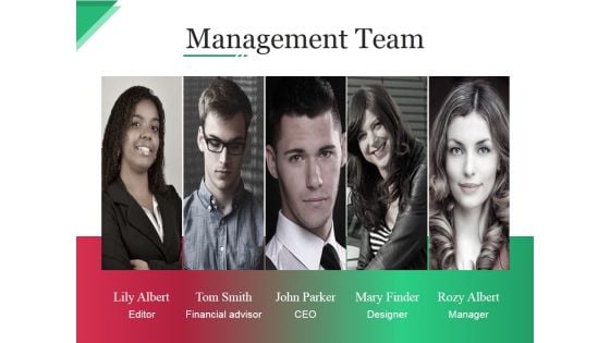 Management Team Ppt PowerPoint Presentation Inspiration Slide Portrait