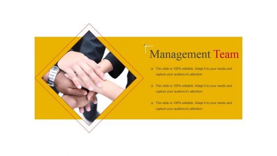 Management Team Template 1 Ppt PowerPoint Presentation Icon Slide Portrait