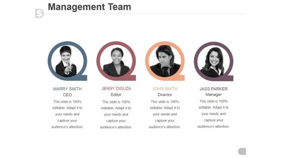 Management Team Template 2 Ppt PowerPoint Presentation Designs