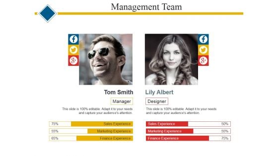 Management Team Template 2 Ppt PowerPoint Presentation Infographic Template Example File