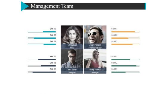 Management Team Template 2 Ppt Powerpoint Presentation Infographics Demonstration