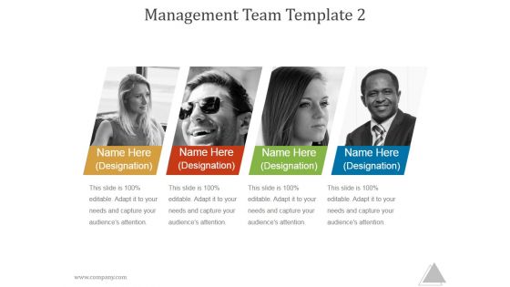 Management Team Template 2 Ppt PowerPoint Presentation Visuals