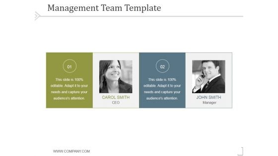 Management Team Template 3 Ppt PowerPoint Presentation Diagrams