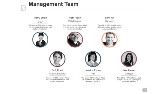Management Team Template 6 Ppt PowerPoint Presentation Infographics