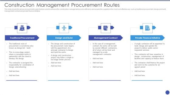 Management Techniques Construction Management Procurement Routes Brochure PDF Management Techniques Construction Management Procurement Routes Brochure PDF