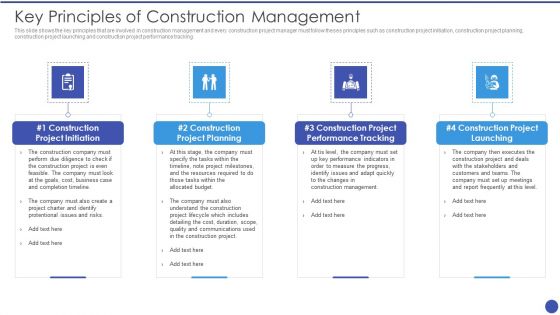 Management Techniques Key Principles Of Construction Management Topics PDF