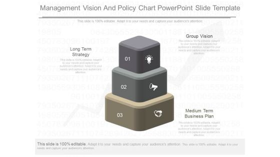 Management Vision And Policy Chart Powerpoint Slide Template