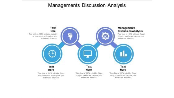 Managements Discussion Analysis Ppt PowerPoint Presentation Visual Aids Inspiration Cpb