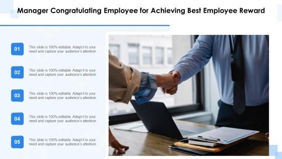 Manager Congratulating Employee For Achieving Best Employee Reward Ppt PowerPoint Presentation File Graphics PDF Manager Congratulating Employee For Achieving Best Employee Reward Ppt PowerPoint Presentation File Graphics PDF