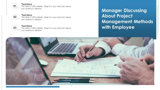 Manager Discussing About Project Management Methods With Employee Ppt Styles Templates PDF