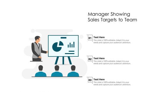 Manager Showing Sales Targets To Team Ppt PowerPoint Presentation Pictures Deck PDF