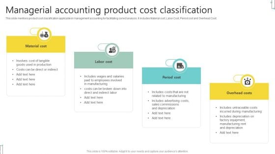 Managerial Accounting Product Cost Classification Elements PDF