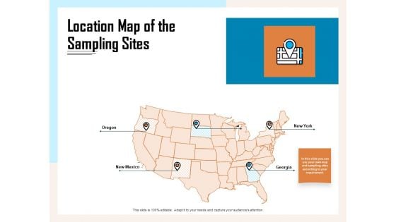 Managing Agriculture Land And Water Location Map Of The Sampling Sites Ppt Outline Template PDF