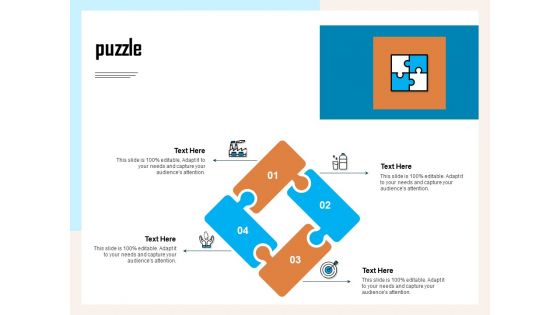 Managing Agriculture Land And Water Puzzle Ppt Infographic Template Infographics PDF