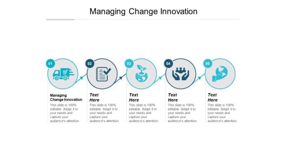 Managing Change Innovation Ppt PowerPoint Presentation Icon Topics Cpb