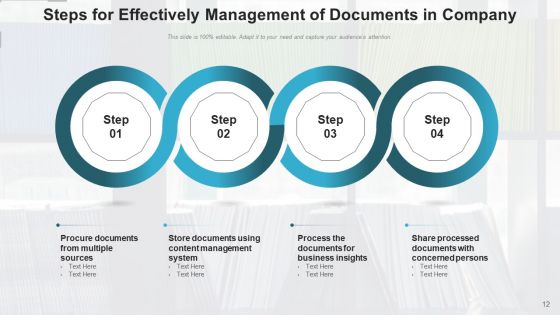 Managing Documents Collaboration Hierarchy Ppt PowerPoint Presentation Complete Deck With Slides