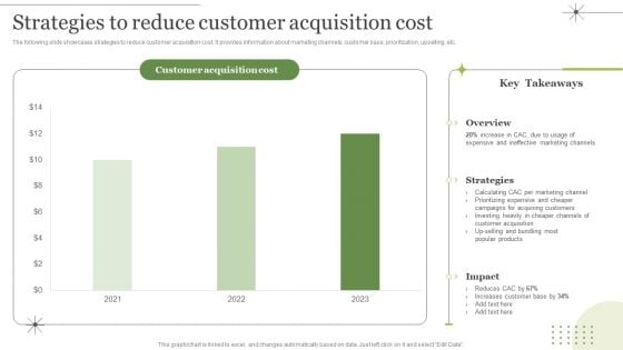 Managing E Commerce Business Accounting Strategies To Reduce Customer Acquisition Cost Background PDF