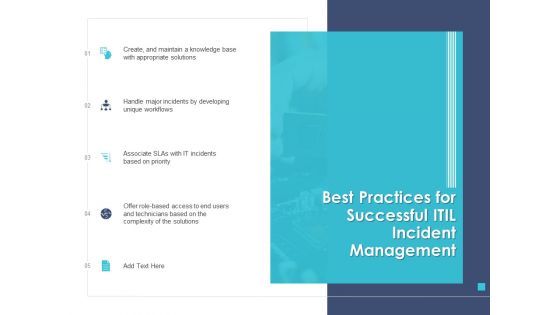 Managing ITIL Incidents Planning Best Practices For Successful ITIL Incident Management Introduction PDF
