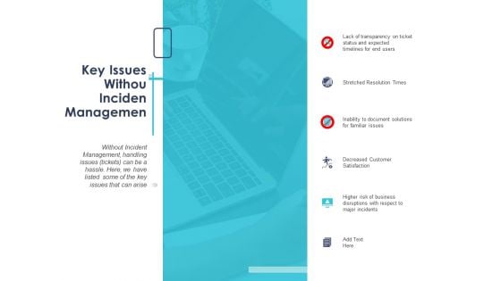 Managing ITIL Incidents Planning Key Issues Without Incident Management Designs PDF