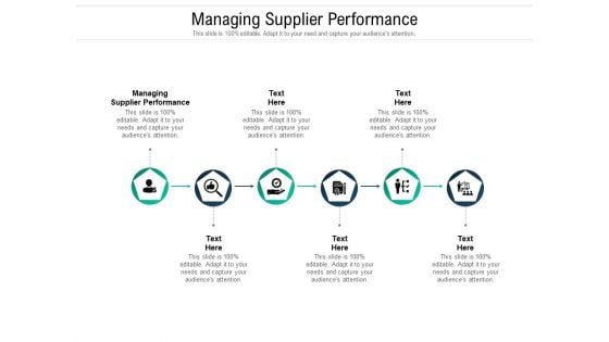 Managing Supplier Performance Ppt PowerPoint Presentation Gallery Gridlines Cpb Pdf