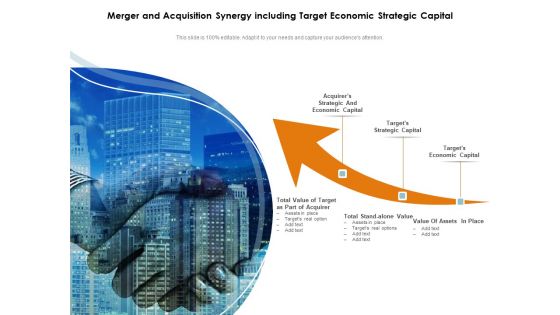 Manda Synergies Arrow Strategic Capital Integration Ppt PowerPoint Presentation Complete Deck
