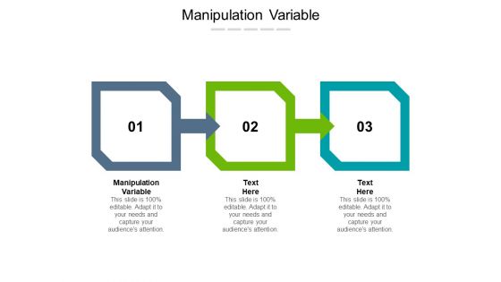 Manipulation Variable Ppt PowerPoint Presentation Slides Sample Cpb Pdf