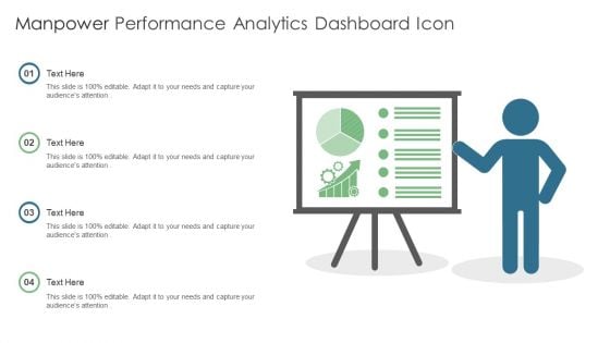 Manpower Performance Analytics Dashboard Icon Designs PDF