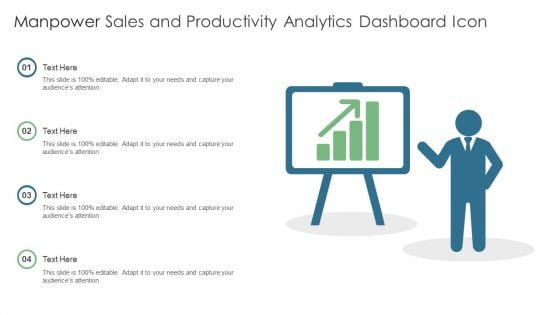 Manpower Sales And Productivity Analytics Dashboard Icon Download PDF