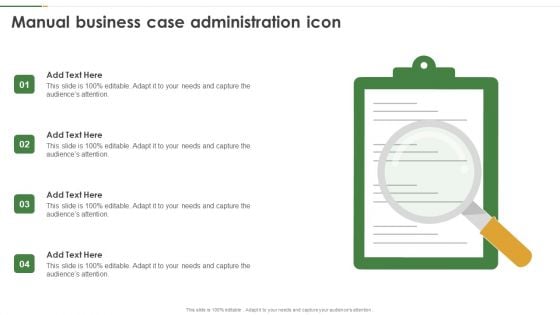 Manual Business Case Administration Icon Download PDF