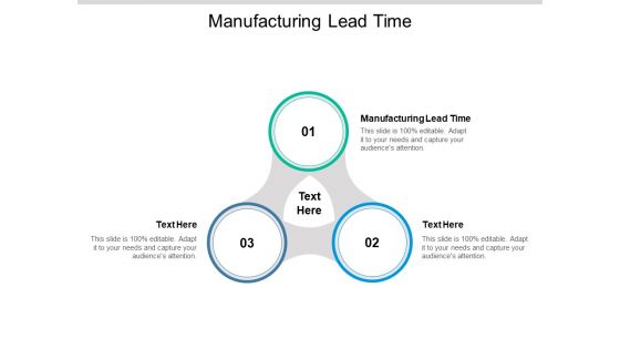 Manufacturing Lead Time Ppt PowerPoint Presentation Summary Visual Aids Cpb