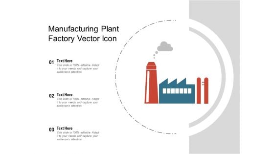 Manufacturing Plant Factory Vector Icon Ppt PowerPoint Presentation File Infographics PDF